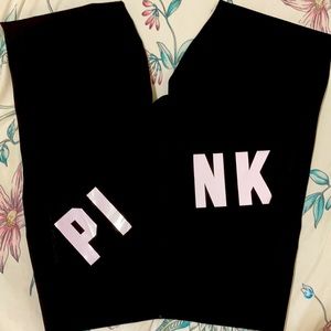 Victoria Pink Compression Leggings NWT